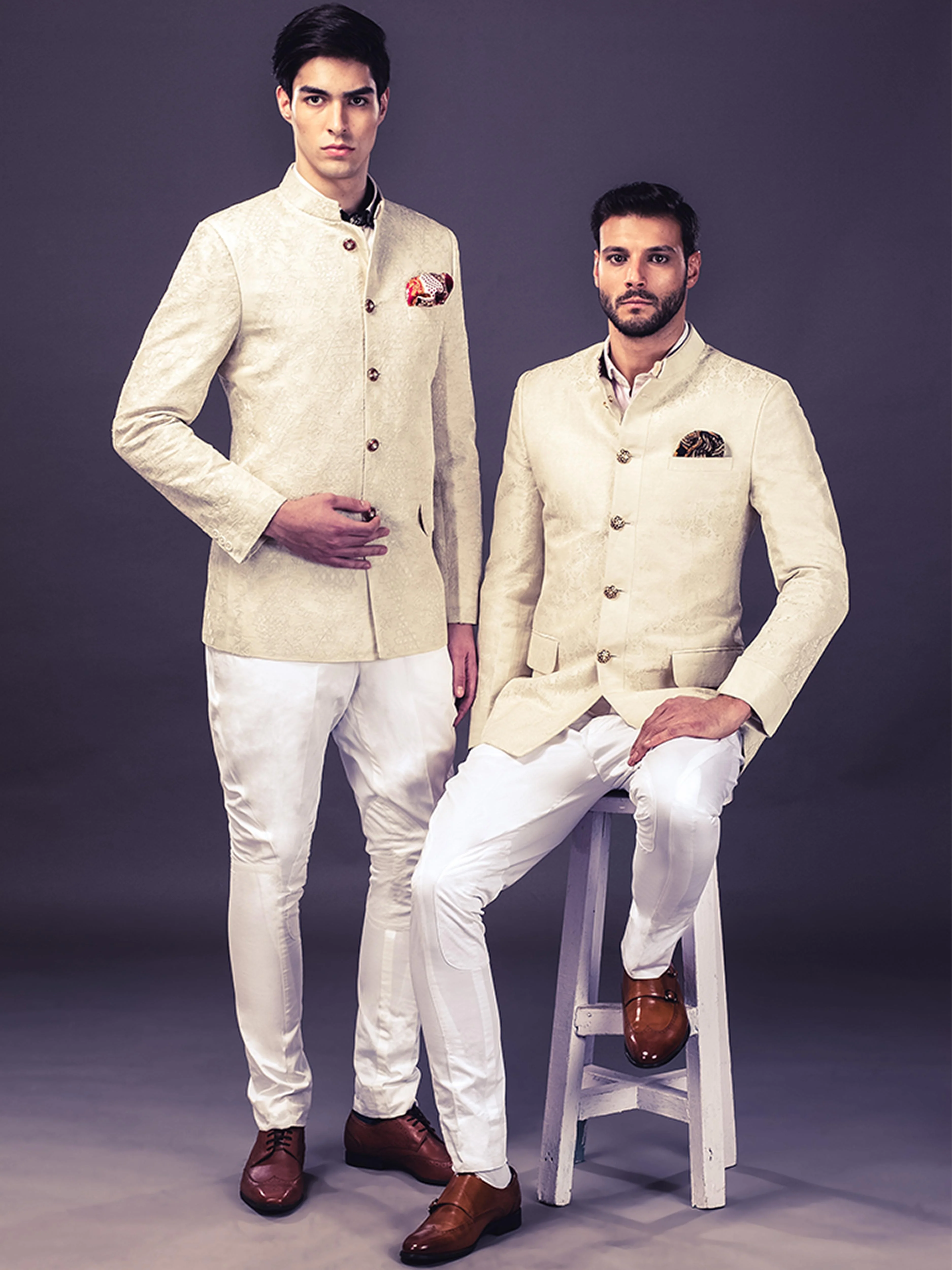 CASCADE CANARY BANDHGALA JACKET - Image 4